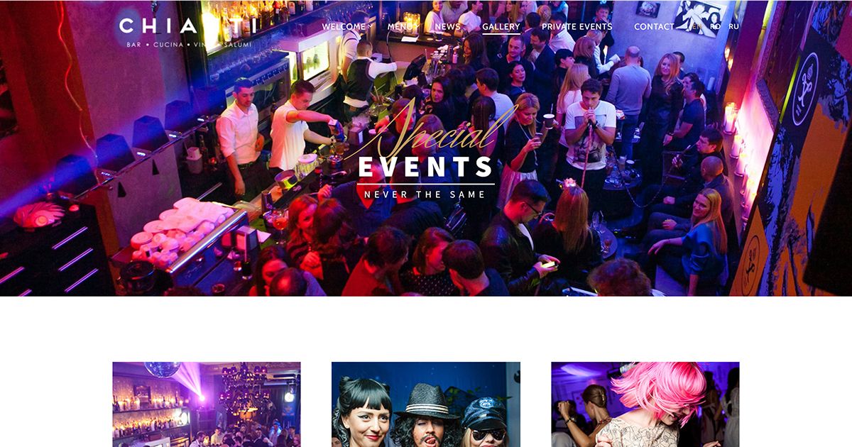 Events Page